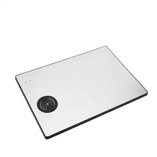 Alfombrilla Cargador Inalámbrico Aluminio Silver 10W