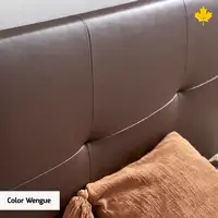 Cabecero de Cama Tapizado 150cm | Wengue | Directo a suelo sin agujeros |Descansin