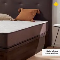 Cabecero de Cama Tapizado 150cm | Wengue | Directo a suelo sin agujeros |Descansin