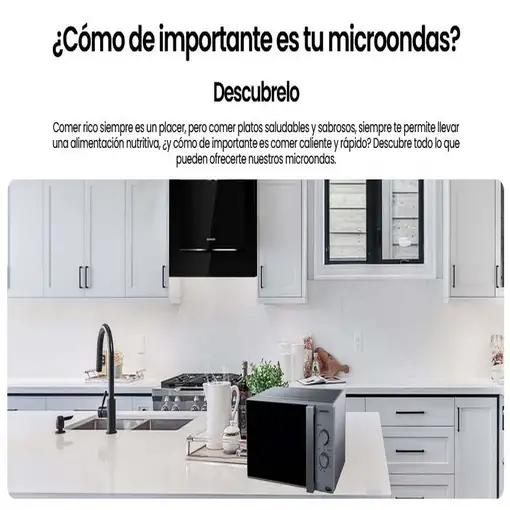 Microondas Infiniton MW-A25GG, 20 Litros, 900 W, Grill, DEFROST, Plata