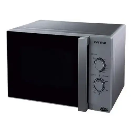 Microondas Infiniton MW-A25GG, 20 Litros, 900 W, Grill, DEFROST, Plata