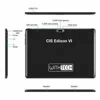 Withtech Cis Edison VI 6/64GB 10' WiFi 4G Negra Deca core + Funda con Teclado