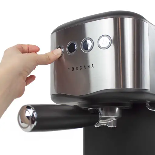 Cafetera Espresso Manual Toscana PRIXTON (20 Bares - Adaptador de Cápsulas )