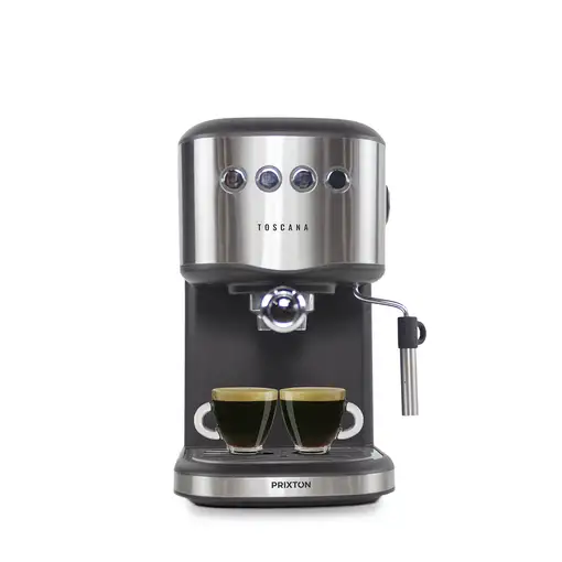 Cafetera Espresso Manual Toscana PRIXTON (20 Bares - Adaptador de Cápsulas )