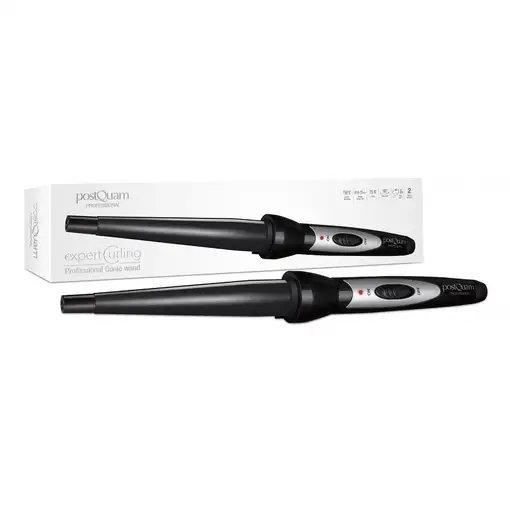 PostQuam PQPAE3002 Utensilio de peinado Rizador de pelo Caliente Negro 25 W 1,8 m
