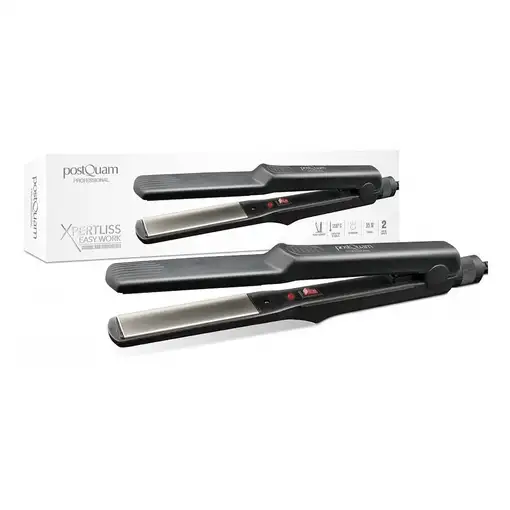 PostQuam PQPAE2008 Utensilio de peinado Plancha de pelo Caliente Negro 35 W 2,05 m