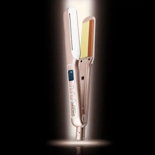 PostQuam PQPAE2009 Utensilio de peinado Plancha de pelo Caliente Oro rosa 35 W