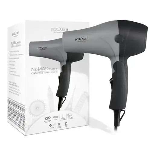 PostQuam PQPAE1008 secador 1000 W Negro, Gris