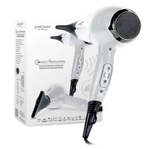 PostQuam PQPAE1013 secador 2000 W Negro, Blanco