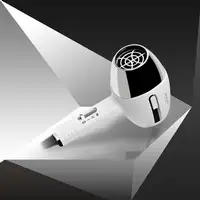 PostQuam PQPAE1002 secador 1400 W Plata, Blanco