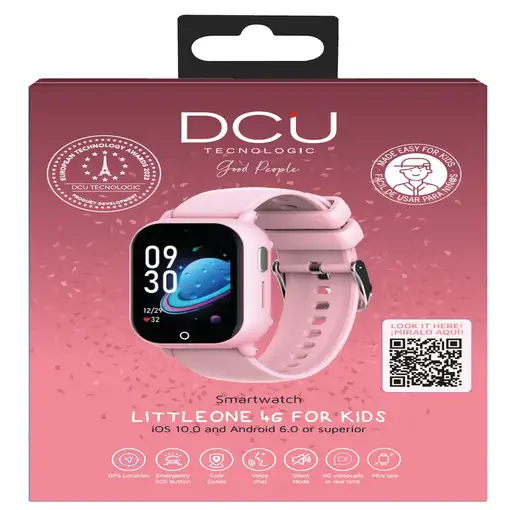 Smartwatch niñ@s LittleOne 4G videollamadas rosa