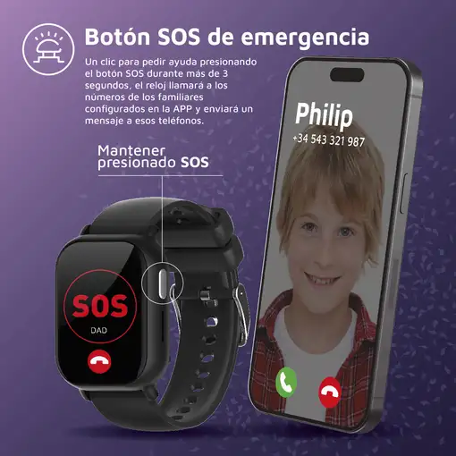 Smartwatch niñ@s LittleOne 4G videollamadas azul