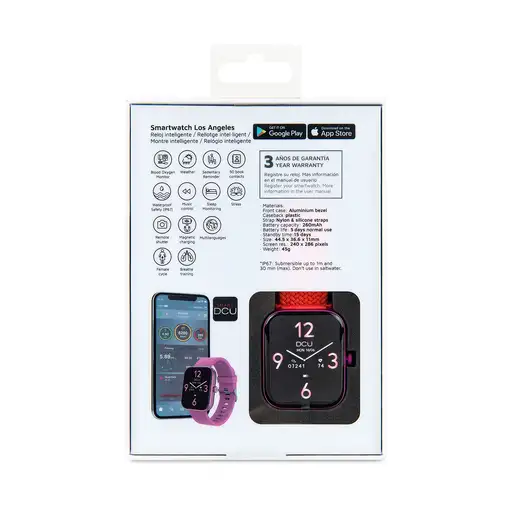 Smartwatch LOS ANGELES purple