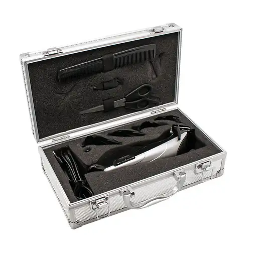 Italian Design IDEER-COMPACT cortadora de pelo y maquinilla Aluminio, Negro 2