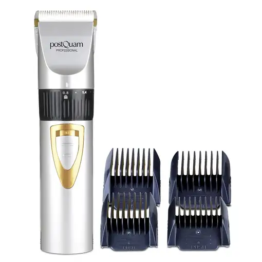 PostQuam PQPAE6001 cortadora de pelo y maquinilla Negro, Oro, Blanco