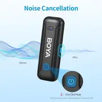 Micrófono Inalámbrico 2.4GHz, 2 Transmisores, Rango 100m, USB-C