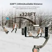 Micrófono Inalámbrico 2.4GHz, 2 Transmisores, Rango 100m, USB-C