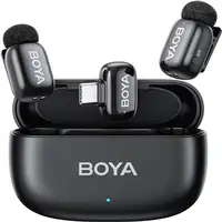 Micrófono Inalámbrico 2 Canales USB-C Cancelación Ruido 100mBoya Mini-14