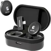 Micrófono Inalámbrico, Clip Magnético, Cancelación de Ruido, USB-C
