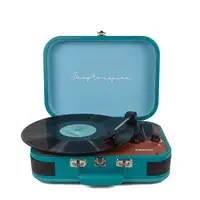 Tocadiscos Bluetooth VC600 PRIXTON Reproductor y Convertidor de Vinilos - Azul