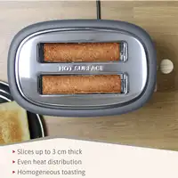 Set Tostadora Pan 2 Rebanadas + Tetera 2,3L Acero Inox,Inducción SKT1177GRY Briebe