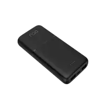 Power Bank 10.000mAh con triple salida USB negro