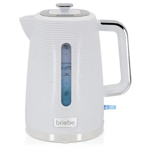 Elegance Hervidor Agua Eléctrico 1,7L Inalámbrico Libre BPABlanco KT1168WHT BRIEBE