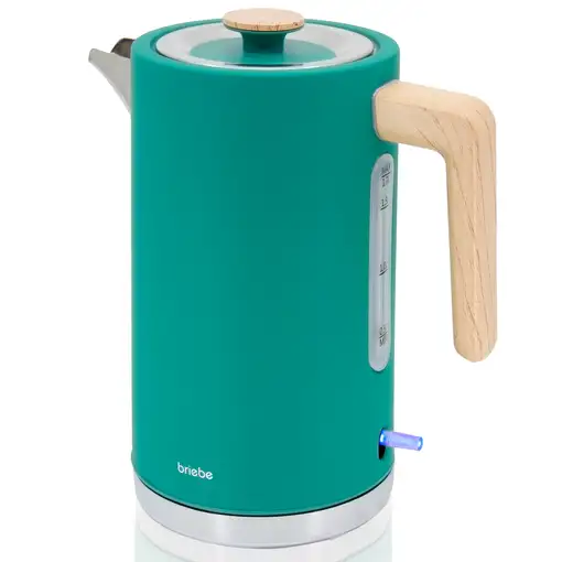 Nordic Hervidor Agua Eléctrico 1,7L Inalámbrico Libre BPA  Verde KT1165GRE BRIEBE