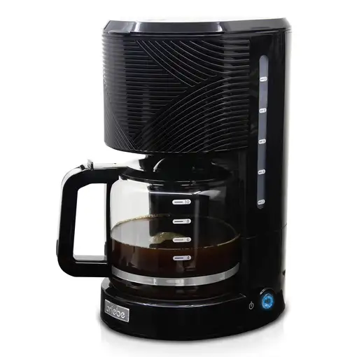 Cafetera Goteo 10 Tazas Máquina  Café Filtro Reutilizable, 1,25L, CM1171BLK Briebe