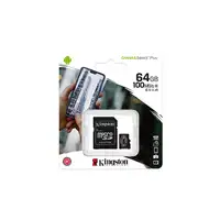 Kingston Technology Canvas Select Tarjeta micSDHC Plus 100R A1 C10 de 64 GB + ADP