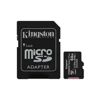 Kingston Technology Canvas Select Tarjeta micSDHC Plus 100R A1 C10 de 64 GB + ADP