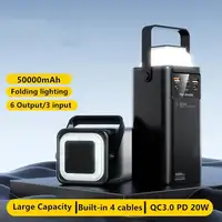 PowerBank Klack, Banco de energía, Cargador Portátil de 50000mAh
