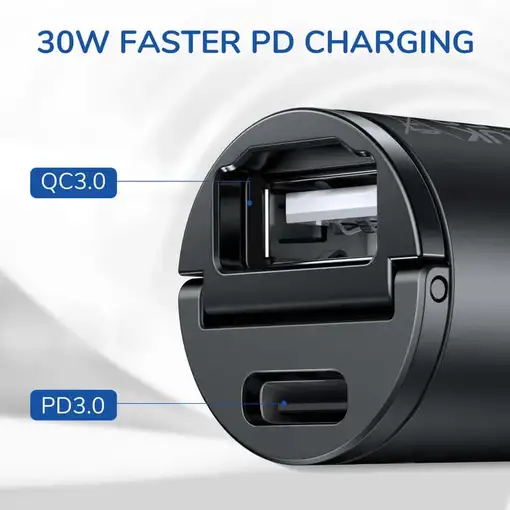 Cargador de coche Mechero Klack USB Tipo C 30W