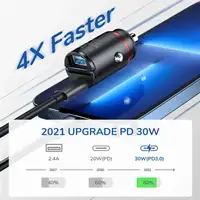 Cargador de coche Mechero Klack USB Tipo C 30W