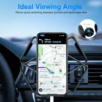 Cargador Soporte de Coche Inalámbrico Klack Rotación 360°,