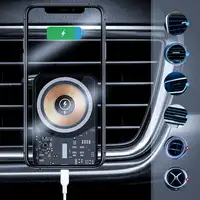 Cargador Soporte de Coche Inalámbrico Klack Rotación 360°,