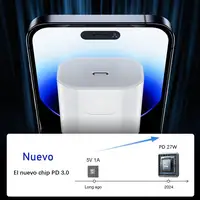 Cargador Carga rápida Klack con cable USB Tipo C trenzado