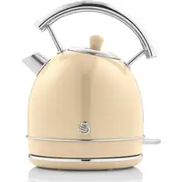 Retro Hervidor Agua Eléctrico, 1,8 L, Resistencia Oculta, sin BPA,SK14630CNEU SWAN