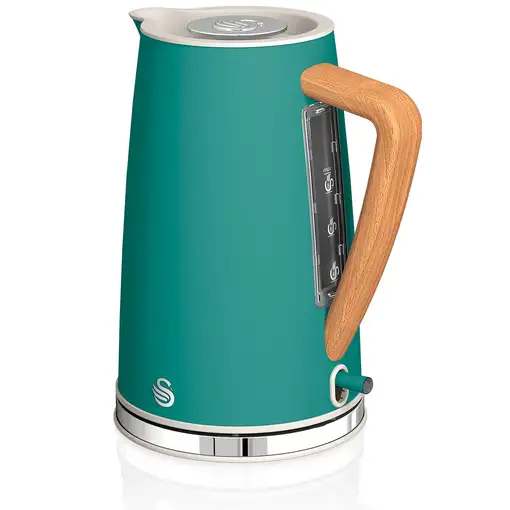 Nordic Hervidor Agua Eléctrico Ultra Rápido, 1,7 L, sin BPA, SK14610GRENEU SWAN