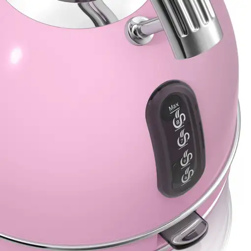 Retro Hervidor Agua Eléctrico, 1,8 L, Resistencia Oculta, sin BPA,SK14630PNEU SWAN