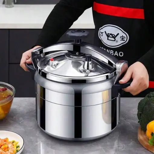 Olla a presión Klack de 3 Litros, de aleación de aluminio con asas dobles