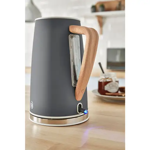 Nordic Set Desayuno, Hervidor Agua 1,7 L, Tostadora 2 rebanadas,STP2090GRYNEU SWAN
