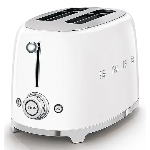 Smeg TSF01WHEU tostadora 6 2 rebanada(s) 950 W Blanco