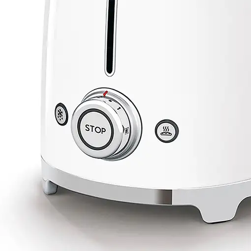 Smeg TSF01WHEU tostadora 6 2 rebanada(s) 950 W Blanco