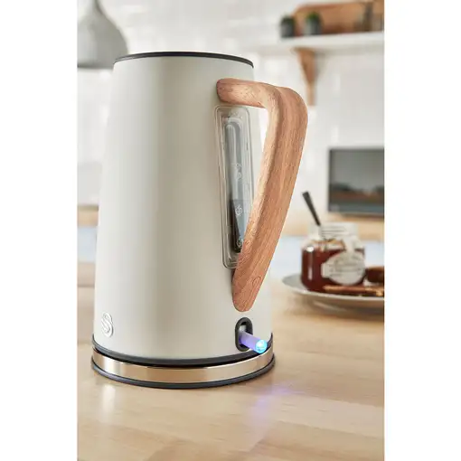 Nordic Set Desayuno, Hervidor Agua 1,7 L, Tostadora 2 rebanadas,STP2090WHTNEU SWAN