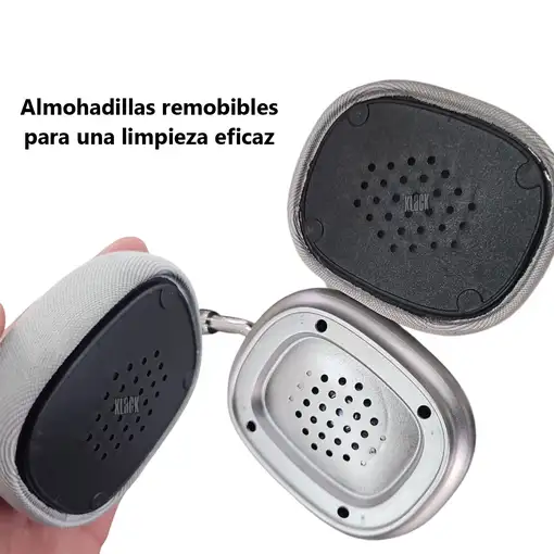Auriculares Bluetooth de diadema con Funda Klack PRO MAX Blanco