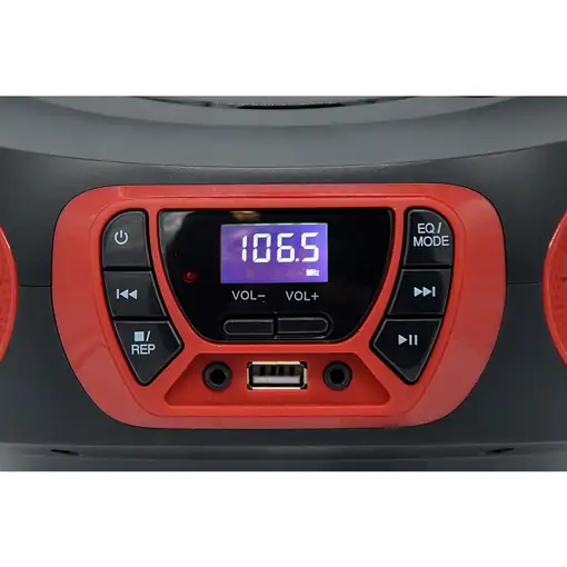 Roadstar CDR-365 U/RD reproductor de CD Reproductor de CD portátil Rojo