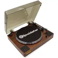 Roadstar TT-260SPK tocadisco Tocadiscos de tracción directa Madera Automático