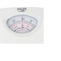 Adler AD 8151W báscula de baño Rectángulo Blanco Báscula de baño analógica