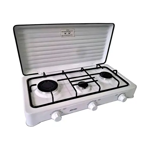 MPM KN-03/1K Blanco Encimera 60 cm Encimera de gas 3 zona(s)